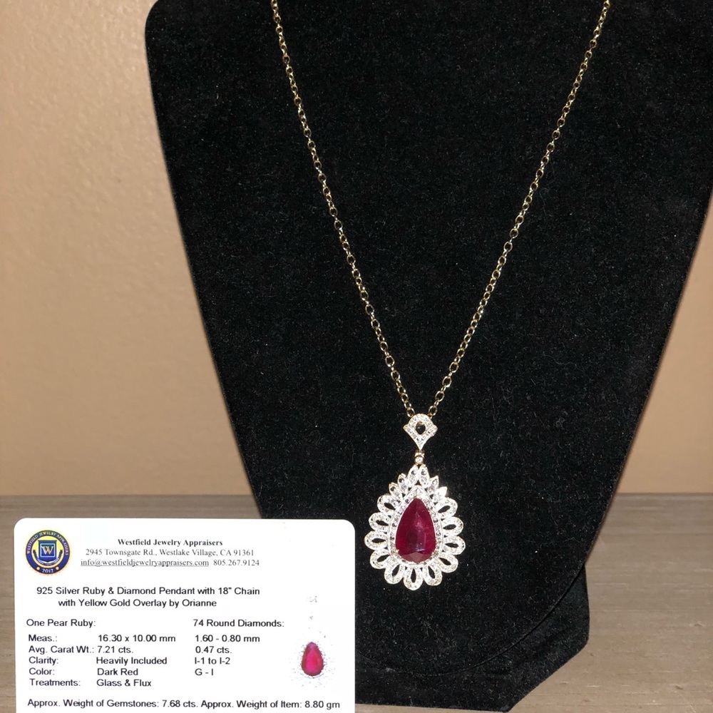 Ruby necklace - Picture 7 of 8
